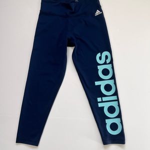 adidas climalite mid calf yoga pants. Tight fit workout yoga pants.